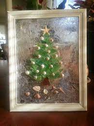 Sea Glass Christmas Tree Sea Glass Crafts Beach Glass Crafts Beach Glass Art