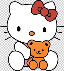 Coloring of the pictures is a nice time spending for a little kid. Hello Kitty Coloring Book Kitten Cat Drawing Png Clipart Adult Animals Area Art Black And White