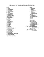 We additionally allow variant types and with type of the books to browse. Cell Structure And Function Crossword Puzzle Answer Key 1 Cell Structure And Function Crossword Puzzle Answer Key Across 1 Rough 2 Hydrophobic 3 Course Hero