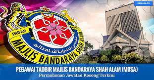 Sila klik pada nama jawatan untuk. Majlis Bandaraya Shah Alam Mbsa Kerja Kosong Kerajaan