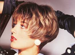 See more ideas about short hair styles, short hair cuts, hair styles. Short Eighties Hairstyle With The Hair Cut Very Short At The Back
