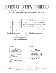 Check spelling or type a new query. Crossword Puzzle Puzzles And Games Book Activities Song One