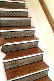 Alternative To Stair Riser Decals Stair Stencils And Stair Diy Stairs Stair Riser Decals Stenciled Stairs