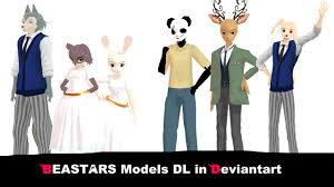 MMD Beastars Models DL In Deviantart by IntaneLoid27 