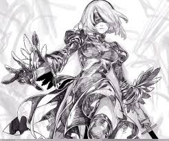 스케치중 d nier automata automata nier automata sketches