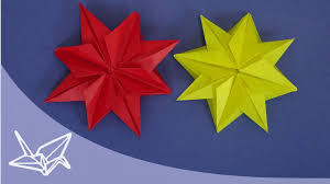 Origami Stern Für Weihnachten Faltanleitung