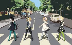 K On Abbey Road Hd Wallpaper Ilustracoes Abbey Road Beatles