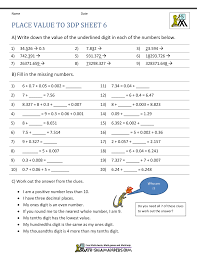 5th grade place value worksheets