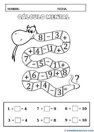 Calculo Mental Web Del Maestro Estrategias De Calculo Mental Calculo Mental Ejercicios De Calculo