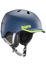 Bern Watts Snowboard Helmet For Men Blue Planet Sports