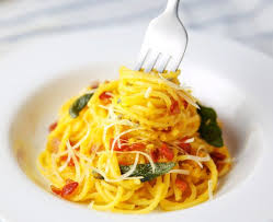 Butternut Squash Spaghetti With Fried Sage And Pancetta Tastefulventure Recipe Pancetta Butternut Squash Spaghetti Butternut Squash Pasta Sauce