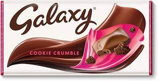 Galaxy Smooth & Creamy Cookie Crumble Milk Chocolate Bar, 114g : Amazon.in:  Grocery & Gourmet Foods
