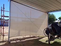 We have a south facing garden so we get a lot of afternoon sunshine and it helps to have the south side of the shade covering to drop down. Shadecloth Diy Small Scale Engineering