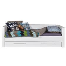 Outdoor wooden daybed ukc coonhounds. Dennis Day Bed In White With Optional Trundle Drawer Woood Cuckooland