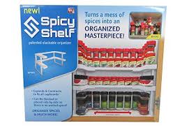 Amazon Com Spicy Shelf Patented Spice Rack And Stackable Organizer Spice Organization Spice Rack Spice Rack Organiser