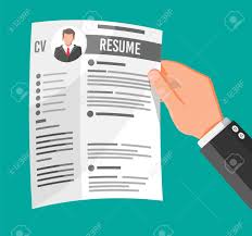 They should already be listed in your cv. Hand Holding Job Application Cv Papers Resume Job Interview Human Resources Management Concept Searching Professional Staff Work Found Right Resume Vector Illustration In Flat Style Royalty Free Cliparts Vectors And Stock Illustration