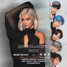 Check out full gallery with 1497 pictures of bebe rexha. Bebe Rexha On Twitter Going Live On Instagram Tomorrow With Txt Bighit Will Finally Get To Meet Soobin And The Other Members Of Tomorrow X Together April 7 Usa April 8
