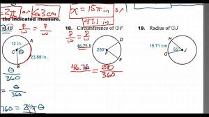 The arc length formula can be used to calculate the radius of a circle. How To Find The Circumference Given The Arc Length And An Angle Youtube
