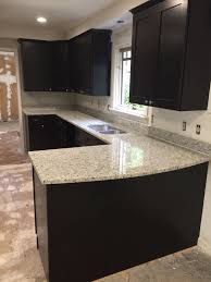 Pepper Shaker Style Cabinet And Giallo Ornamental Light Granite Countertop Shaker Style Cabinets Kitchen Remodel Pictures Light Granite