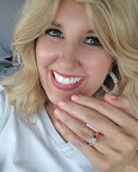 In all the craziness associated with my mom's passing I missed the  anniversary of a very special occasion. The day we got engaged. Tuesday was  two years since this beauty agreed to