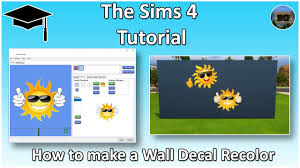 Home the sims 4 the sims 4: The Sims 4 Tutorial How To Make Your Own Custom Wall Sticker Youtube