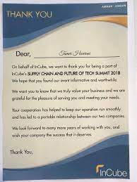 It is a good idea to show your appreciation of their efforts by sending them thank you notes. Crystal Tours Jordan A Thank You Letter From Our Business Partner Facebook