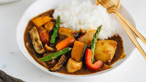 As it implies, soup curry is a hybrid of the two dishes that comprise its name; Vegetarian Japanese Curry ãƒ™ã‚¸ã‚¿ãƒªã‚¢ãƒ³ã‚«ãƒ¬ãƒ¼ Just One Cookbook