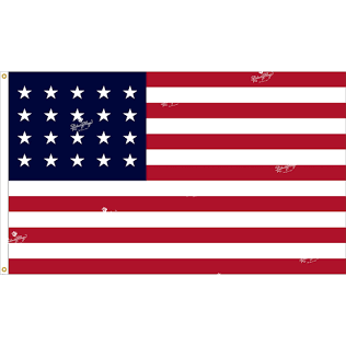 20 Star Outdoor Historic U.S. Flags 1818 – LibertyFlags.com