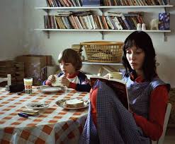 Danny Lloyd and Shelley Duvall in “The Shining” (1980)