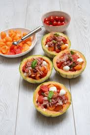Recette De Salade De Melon Pasteque Et Jambon De Pays Recette Recettes De Cuisine Recette Melon Salade Melon