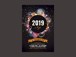 Use it as an office party invitation template, retirement party flyer templates, or any other party invitation. New Year Flyer On Behance
