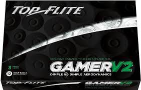 Top Flite Gamer V2 Golf Balls - 12 Pack Brand New Golf Balls 4 Sleeves X 3 Balls Topflitegamerv2 Golf Ball New Golf Golf