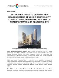 Effortlessly check road conditions before you head out. Astaka Holdings To Develop New Headquarters Of Johor Bahru S City Council Mbjb Heralding New Era Of Transformation Of Southern City Business