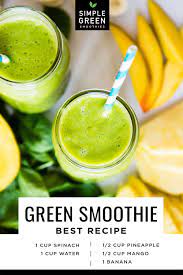 Best Green Smoothie Recipe Instant Natural Energy Boost Recipe Green Smoothie Recipes Veggie Smoothies Juice Smoothies Recipes