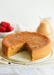 Cornmeal Pone An Easy Yet Indulgent Caribbean Dessert Made With Cornmeal Enjoyed In Barbados Jamaica And Trin Jamaican Desserts Trini Food Caribbean Recipes