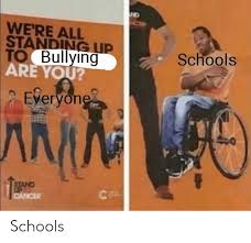 The second aired on sept. Nd We Re All Standing Up To Bullying Are You Schools Everyone And Cancer Schools Funny Meme On Me Me