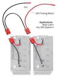 12 Volt Multi 4 Fused Connection Kit Fuses Included Rce12vb4fk Trolling Motor Boat Wiring Marine Equipment