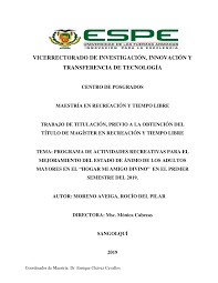 ¡compra con seguridad en ebay! Pdf Programa De Actividades Recreativas Para El Mejoramiento Del Estado De Animo De Los Adultos Mayores En El Hogar Mi Amigo Divino En El Primer Semestre Del 2019
