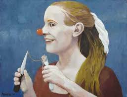 Girl with Clown Nose]