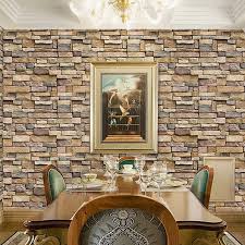 All brick wallpaper can be shipped to you at home. Waterproof Stone Brick Wall Sticker Self Adhesive Wallpaper Home Decor Wall Art Decal Living Room Bedroom Bathroom Kitchen Decor Alley Corner Nordic Wall Decor Home Decor