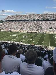 Spartan Stadium Section 21 Row 53 Home Of Michigan State