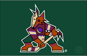 The primary logo for the arizona coyotes is an aggressive coyote howling at the moon. Phoenix Coyotes Logo Off 79 Buy
