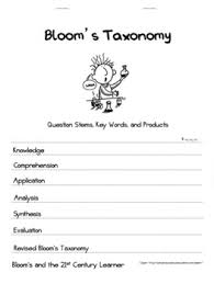 Blooms Taxonomy Questioning Flip Chart