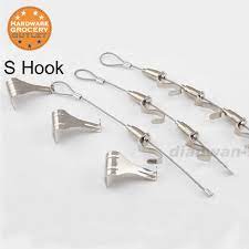 A wide variety of metal ceiling hook options are available to you, such as application, material, and feature. 4pcs Exhibition Art Hanging System Gallery Large Paint Picture Photo Display Kit Stainless Steel Wire Cable Ceiling Hook 2 Hooks Art Hanging Hanging Picture Hookspicture Hooks Aliexpress