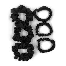 #blackowned #naturalhair this is a natural hair (and more). 3 Pack Of Silk Scrunchies Black The Best Mulberry Silk Scrunchie