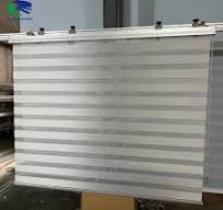 High Quality Cordless Blinds Manual Control Spring System Zebra Roller  Shades