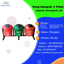 Sampah organik merupakan sampah yang bisa terurai dan mengalami pelapukan secara alami tanpa olah tangan manusia. Warna Tempat Sampah Organik Dan Non Organik Pabrik Tong Tempat Sampah Besar Plastik Fiber Stainless Outdoor Harga Jual Murah Se Indonesia