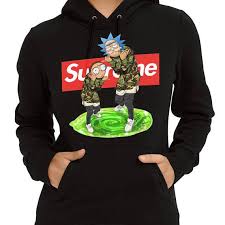 Supreme Rick Morty Hoodie Rick And Morty Hoodies Nasa Clothes