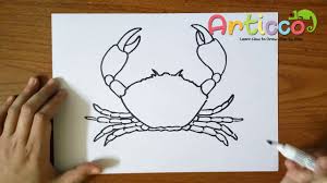 How many crab drawing stock photos are there? How To Draw A Realistic Crab Step By Step Easy Youtube