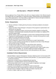 Oversees the critical flow of all grant, loan, and scholarship dollars to proper entities as required. Job Description Project Officer
